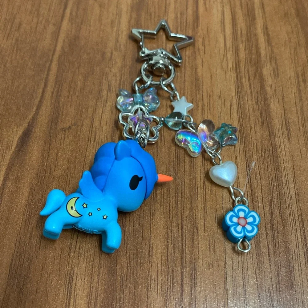 ❤️ Unicorno Tokidoki Keychain Charm Bag Clip New